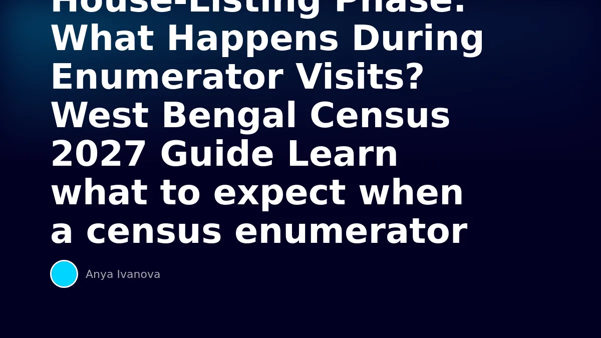House-Listing Phase: What Happens During Enumerator Visits?